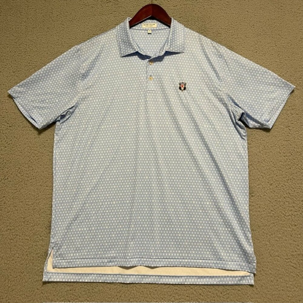 Peter Millar Summer Comfort Mens XL SKULLS AOP Lundin Golf Club Scotland UK OOAK